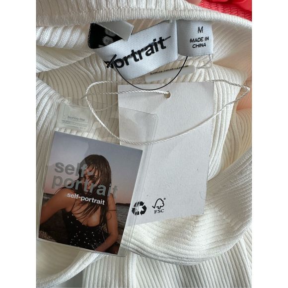 SELF-PORTRAIT Shoulder & Back Cut Outs Dress - Picture 9 of 9